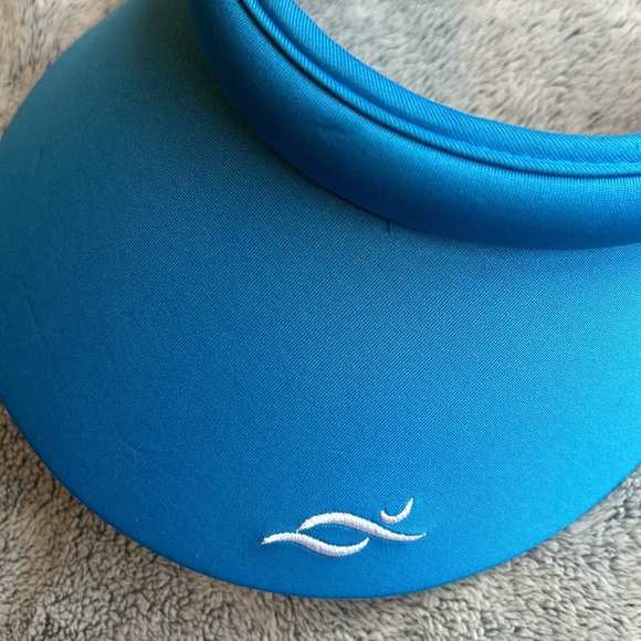 NANCY LOPEZ💫Women’s Blue/White Printed Sport Visor - Picture 5 of 10